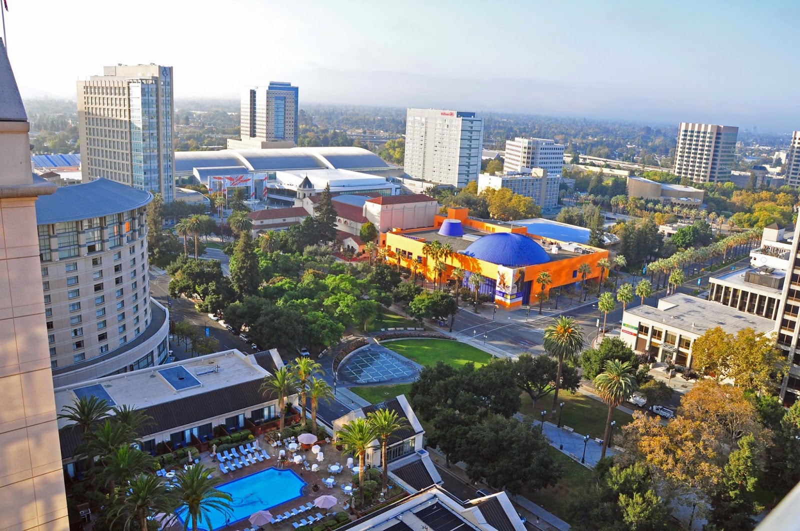 Downtown Santa Clara County — Silicon Valley today